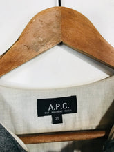 Load image into Gallery viewer, A.P.C. Women's Wool Ruffle Shift Dress | EU36 UK8 | Grey