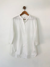 Load image into Gallery viewer, Uniqlo Women's Collarless Blouse | L UK14 | White