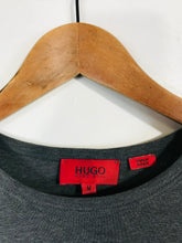 Load image into Gallery viewer, Hugo Hugo Boss Women's Graphic T-Shirt | M UK10-12 | Grey