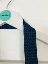 Load image into Gallery viewer, Hermès Men’s Branded Silk Suit Tie | Blue