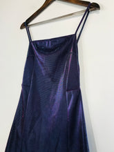 Load image into Gallery viewer, Urban Outfitters Women's Metallic A-Line Mini Dress | S UK8 | Purple