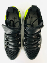 Load image into Gallery viewer, Barracuda Women's Leather Platform Trainers | UK5 | Black