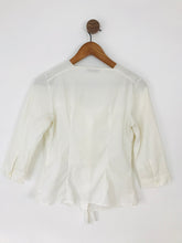 Load image into Gallery viewer, Prada Women’s Three Quarter Length Sleeve Blouse Shirt | 40 UK8 | White