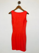 Load image into Gallery viewer, Zara Women's Ruched V Neck Sheath Dress | M UK10-12 | Orange