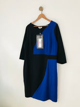 Load image into Gallery viewer, Studio 8 Women's Colour Block Shift Dress NWT | UK22 | Black