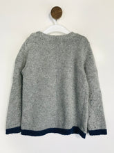 Load image into Gallery viewer, Boden Kid's Owl Jumper | 3-4 Years | Grey