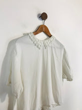 Load image into Gallery viewer, Cooperative Urban Outfitters Women's Boho Lace Blouse | M UK10-12 | White