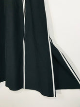 Load image into Gallery viewer, Joseph Ribkoff Women's Striped Culottes Trousers NWT | XL UK16 | Black