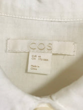 Load image into Gallery viewer, COS Women's Lightweight Button-Up Shirt | EU44 UK16 | White