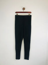 Load image into Gallery viewer, Zara Women's High Waist Faux Suede Leggings | M UK10-12 | Black