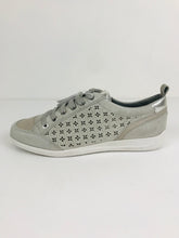 Load image into Gallery viewer, Geox Women's Suede Respira Trainers NWT | UK7 | Grey