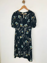 Load image into Gallery viewer, Jigsaw Women's Floral V Neck A-Line Dress | UK10 | Multicolour