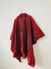 Load image into Gallery viewer, Hunter Unisex Rain Poncho Cape | M-L | Red