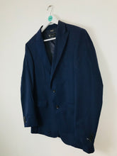 Load image into Gallery viewer, H.E by Mango Wool Stripe Suit Jacket Blazer | UK40 L | Blue