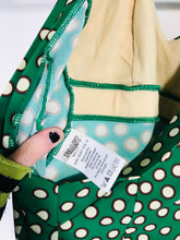 Load image into Gallery viewer, Toast Women's Polka Dot One Piece Swimming Costume Sports Top | UK10 | Green