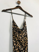 Load image into Gallery viewer, Guess Women's Leopard Print Ruched Mini Dress | S UK8 | Multicoloured