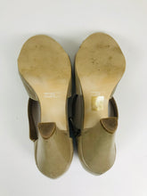 Load image into Gallery viewer, Kate Kuba Women's Leather Court Heels | EU38 UK5 | Beige