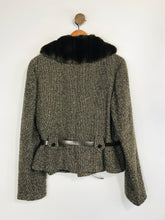 Load image into Gallery viewer, Episode Women's Silk Blazer Jacket | UK14 | Brown