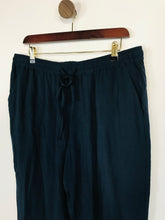 Load image into Gallery viewer, Hush Women's Tie up Casual Trousers | UK12  | Blue
