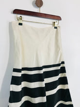 Load image into Gallery viewer, Coast Women's Linen Striped A-Line Skirt | UK10 | Multicoloured