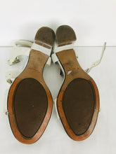 Load image into Gallery viewer, Clarks Womens Heeled Sandel | UK6.5 EU39.5 | White