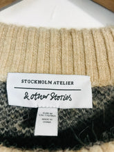 Load image into Gallery viewer, & Other Stories Women's Wool Boho Jumper | M UK10-12 | Beige