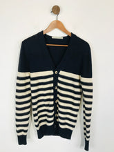 Load image into Gallery viewer, Zara Man Men's Cotton Striped Cardigan | M | Blue