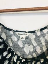 Load image into Gallery viewer, Calvin Klein Women's Ruched Tie Midi Dress | L UK14 | Black