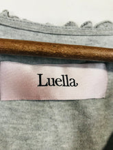 Load image into Gallery viewer, Luella Women's Cotton Ruffle Shift Dress | UK8 | Grey