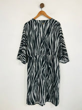 Load image into Gallery viewer, Biba Women's Sparkle Zebra Wrap Dress | UK18 | Multicoloured