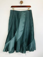 Load image into Gallery viewer, Kew Women's Silk Midi Skirt NWT | UK10 | Green