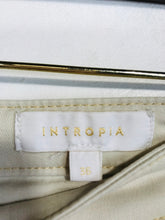 Load image into Gallery viewer, Intropia Women's Wide Leg High Waisted Culottes Trousers | EU36 UK8 | Beige