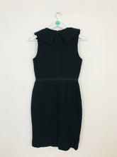 Load image into Gallery viewer, Hobbs Women’s Tweed Pinafore Midi Dress | UK10 | Black