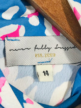 Load image into Gallery viewer, Never Fully Dressed Women's Leopard Print Long Sleeve Sheath Dress | UK14 | Multicoloured