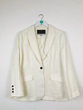 Load image into Gallery viewer, Fenn Wright Manson Womens Linen Blazer | UK18 | Cream