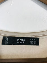 Load image into Gallery viewer, Mango Women's Sleeveless T-Shirt | S UK8 | Beige