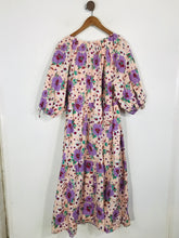 Load image into Gallery viewer, ASOS Women's Floral Balloon Sleeve A-Line Dress | UK18 | Multicoloured
