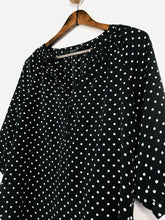 Load image into Gallery viewer, Ralph Lauren Women's Polka Dot Blouse | S UK8 | Black