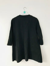 Load image into Gallery viewer, Cos Women’s Textured Knit Oversized Cardigan | M | Black
