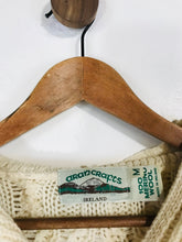 Load image into Gallery viewer, Arancraft Men's Merino Zip Cardigan | M | White