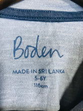 Load image into Gallery viewer, Boden Kid's T-Shirt | 5-6 Years | Blue