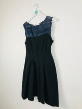 Load image into Gallery viewer, Maje Womens Pleated A-Line Dress | Size3 UK12 | Black