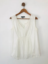 Load image into Gallery viewer, Weekend Max Mara Women's Silk Ruched Tank Top | L UK14 | Yellow