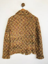 Load image into Gallery viewer, Caroline Biss Women's Wool Mohair Cardigan | EU42 UK14 | Brown
