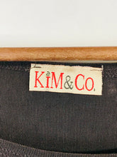 Load image into Gallery viewer, Kim & Co Women's Boho Vintage T-Shirt | UK18 | Brown