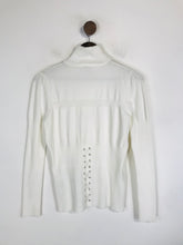 Load image into Gallery viewer, Karen Millen Women's Roll Neck Jumper | US4 UK8 | White