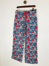 Load image into Gallery viewer, Boden Women's House Print Pyjamas PJ Bottoms | UK12 | Blue