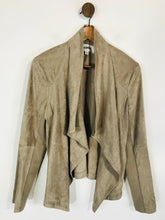 Load image into Gallery viewer, BB Dakota by Steve Madden Women's Suede Cardigan | L UK14 | Beige
