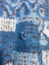 Load image into Gallery viewer, Anokhi Women's Cotton Boho Kimono Overcoat | UK14 | Blue