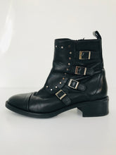 Load image into Gallery viewer, Alpe Women’s Studded Ankle Boots | UK5 | Black